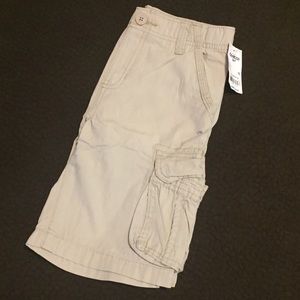 Boys OshKosh size 10 khaki cargo shorts NWT
